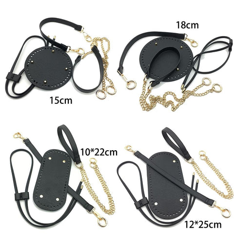 Accessories With Bags Strap Bottom Drawstring Bunches Leather-BS00733-Veeddydropshipping