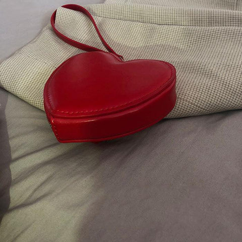 Heart Shaped HandBag Female Plush Love Coin Wallet Valentine&#39;s-BS00190-Veeddydropshipping
