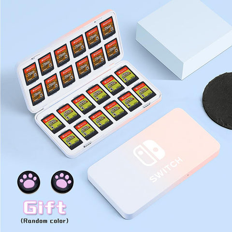2022 New Ns Switch Oled Game Card Storage Box Hard Shell Protective 24 Game -CE01340-Veeddydropshipping