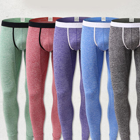 Johns  Sexy U Leggings Men Home  Pajama Sweatpants-MF01559-Veeddydropshipping