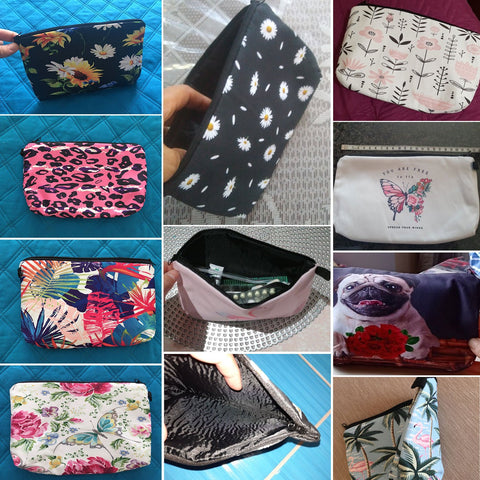 Fashion Women Designer Makeup Bag Heat Transfer Multifunction-BS00085-Veeddydropshipping