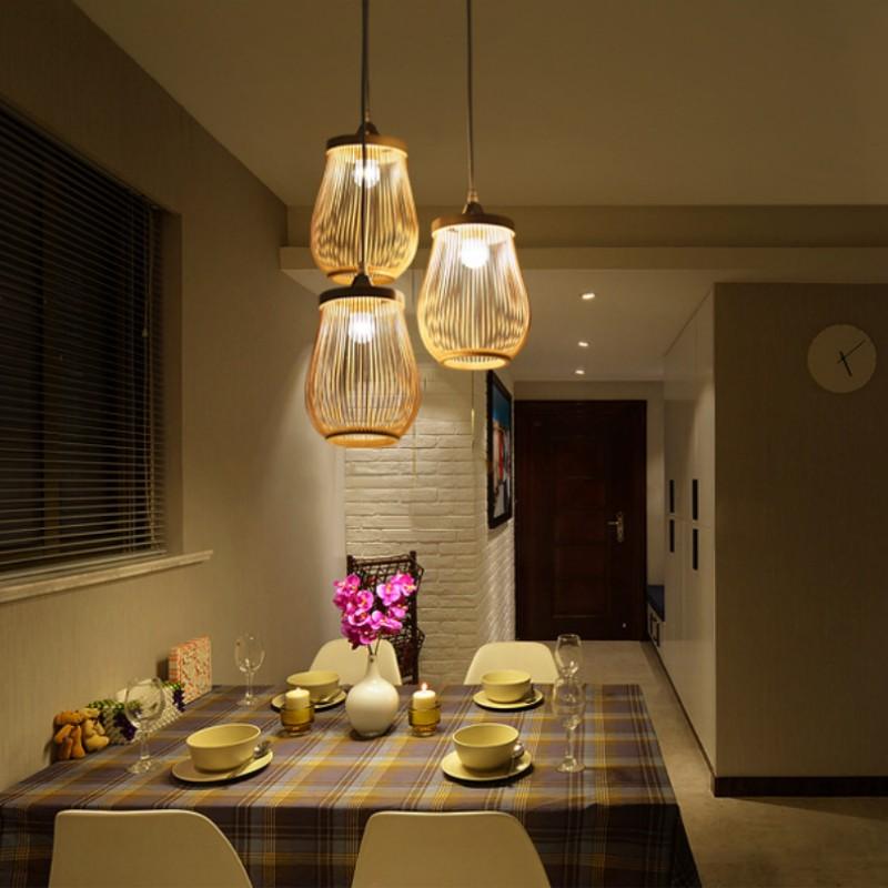 Chandelier Handmade Bamboo Chandelier-TI00419-Veeddydropshipping