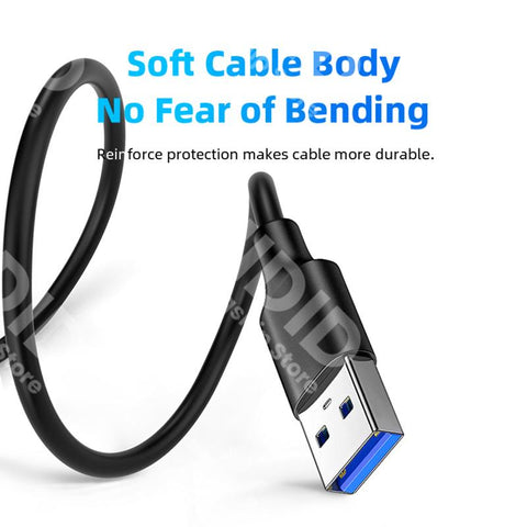 10Gbps USB3.2 to USB Type C SuperSpeed Data Cable for SSD M2 Enclosure NVME M2 3A-PA01026-Veeddydropshipping