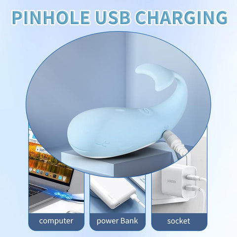 Licklip Wireless APP Control Cute Whale Vibrator Kawaii Sex Toys -BH01202-Veeddydropshipping