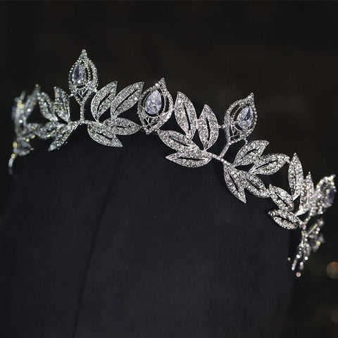 Wedding Crown Hairband Hair Jewelry Engagement Accessories  -JW00472-Veeddydropshipping