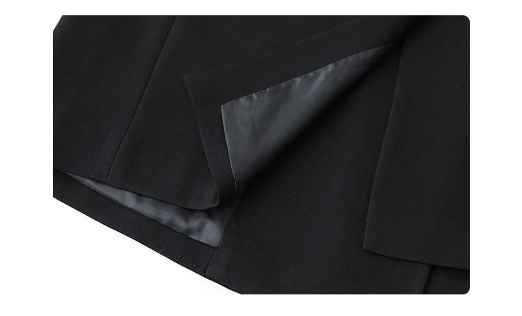 Women Blazer Design Wide Shoulder Ribbon Coat-Veeddydropshipping