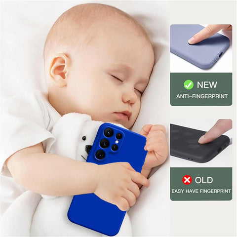 Square Liquid Silicone Case for Samsung Galaxy S23 Plus Ultra 360 Protective-PA00222-Veeddydropshipping