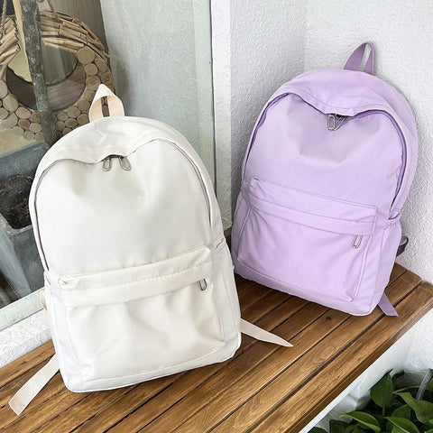 Waterproof  Nylon Backpacks Female Schoolbag Travel Bag For-BS00045-Veeddydropshipping