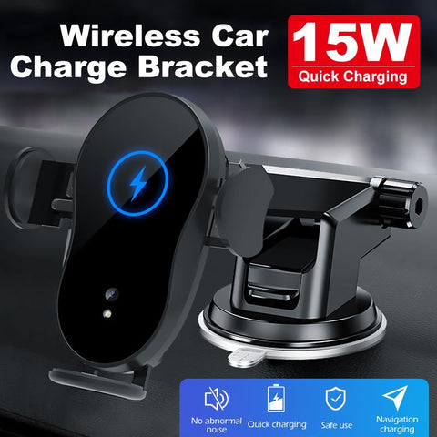 Wireless Car Charger Mount Auto-Clamping Fast Charging-Veeddydropshipping