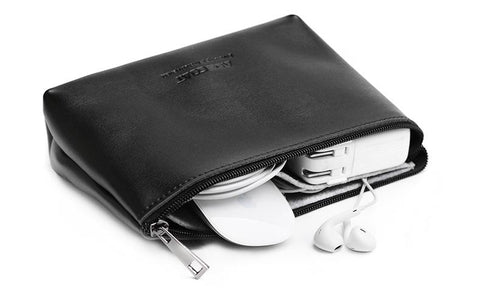 Split Leather Mouse Pouch Sleeve Bag-CO00500-Veeddydropshipping