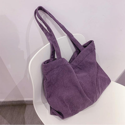 Today free Shipping Shopper Girls Handbag Zipper Reusable-BS00140-Veeddydropshipping