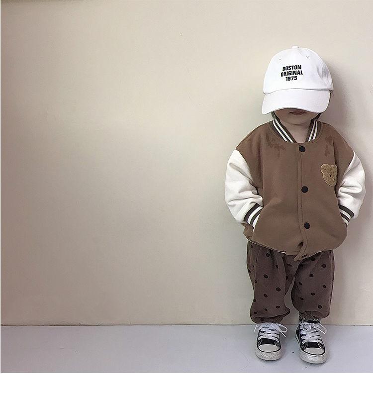 Fashion Baby Boy Baseball Jacket Spring Autumn Toddler Kids-Veeddydropshipping