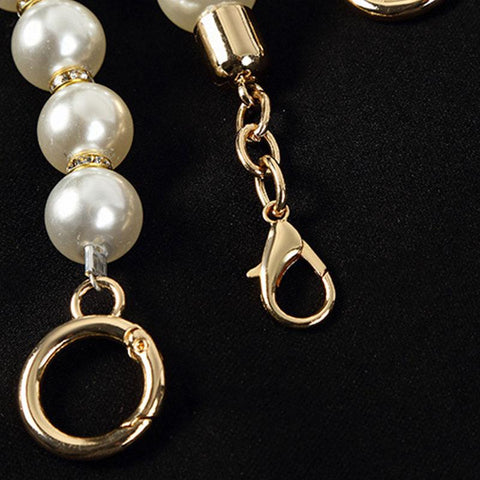 Pearl Bags Chains All-match Handbag Belts Lady Shoulder-BS00759-Veeddydropshipping