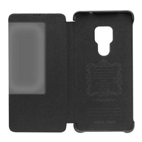 QIALINO Fashion Genuine Leather Cover for Huawei Mate 20X 5G Slim Flip Case-PA00287-Veeddydropshipping