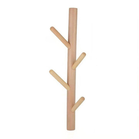 Wooden 4 Hooks Nordic Creative Wall Home Decor-HA01553-Veeddydropshipping