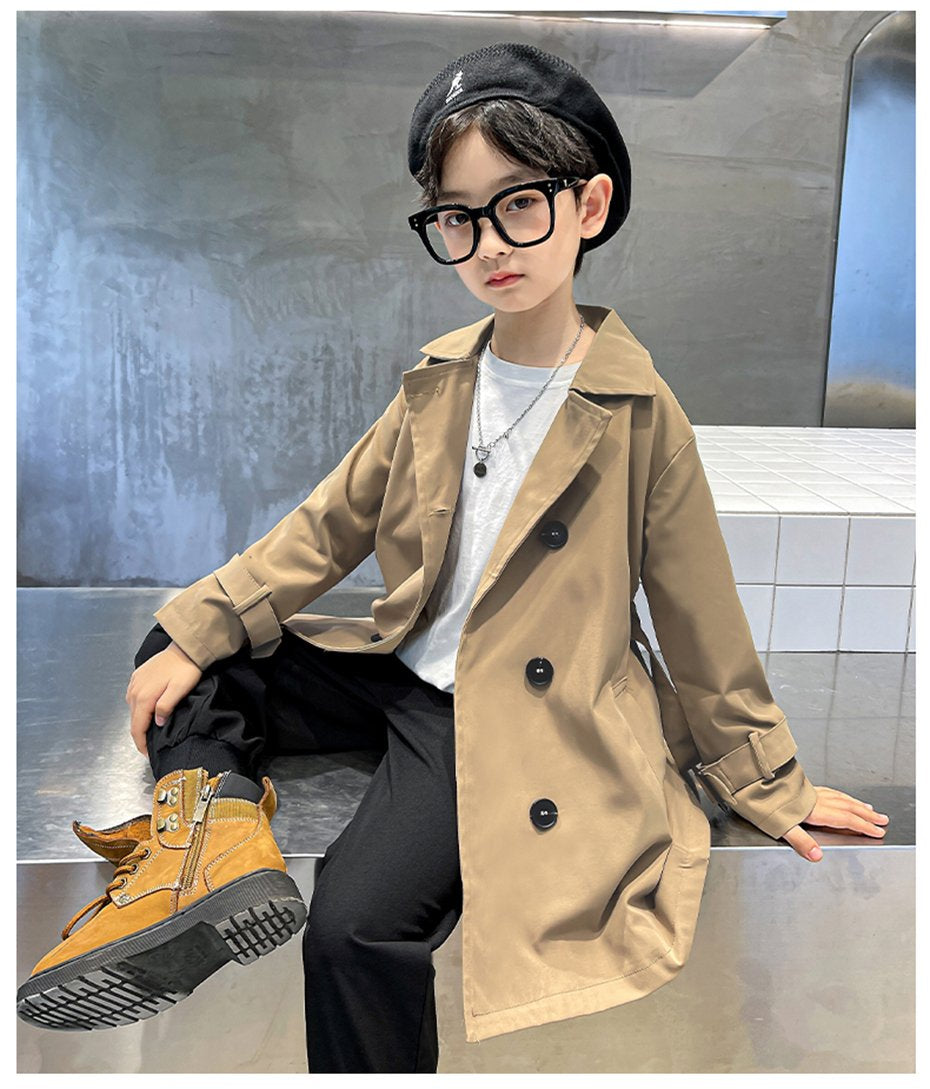 Boys Long Jacket Outewerar Kids Spring Coats-Veeddydropshipping