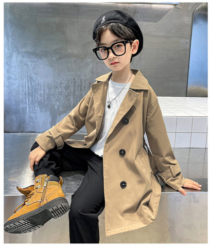 Boys Long Jacket Outewerar Kids Spring Coats-Veeddydropshipping