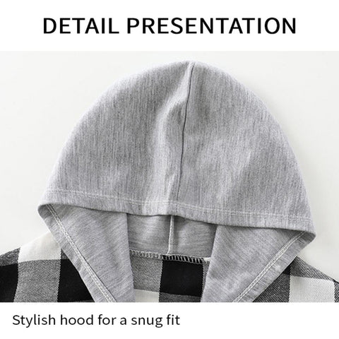 Synpos Spring Kids Boys Plaid Hoodies Autumn Baby Girl Cotton Long Sleeve-TB01364-Veeddydropshipping