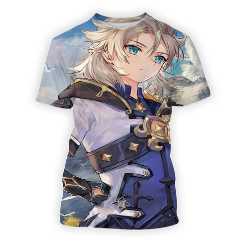 silhouette Genjin 3D Casual Short Sleeve-MF00193-Veeddydropshipping