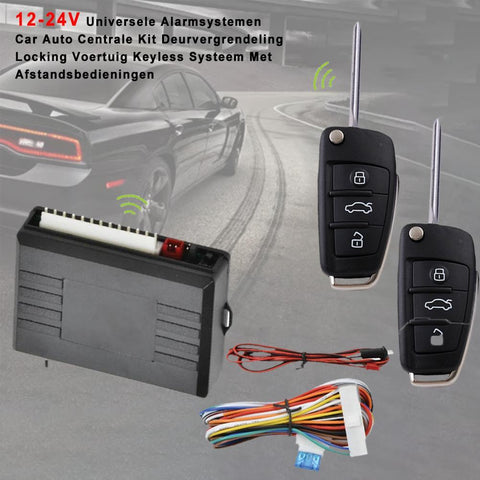 12V Universal Alarm System Car Automatic Central Kit Door Lock Vehicle-AM00748-Veeddydropshipping