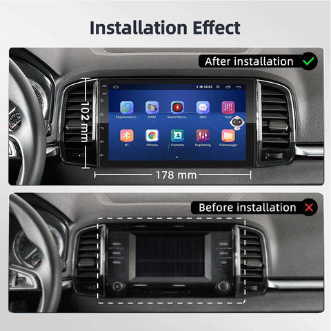 8G 128G Car Radio GPS 2 din Android 10.0 Auto Carplay Universal-AM00523-Veeddydropshipping