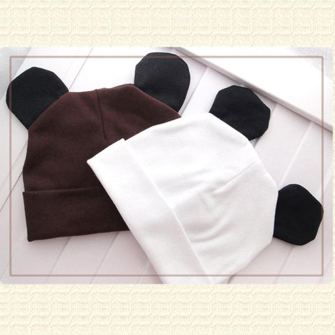 2 Layer Baby Hats Kids Cap Newborn With Ears Cotton Babies Accessories Baby-TB00465-Veeddydropshipping