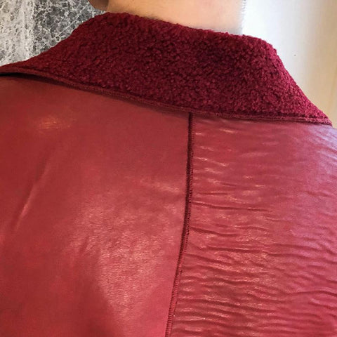 Slim Fit Keep Warm Leather Jackets/Male High-grade-MF01391-Veeddydropshipping