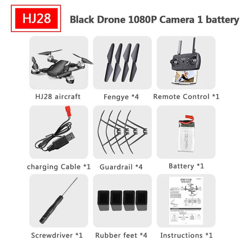 Drone Long Flight Time 4K Wide Angle Camera WiFi Fpv Dron Quadcopter-TB01418-Veeddydropshipping