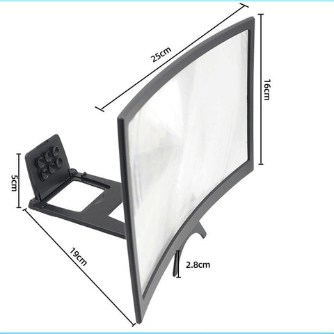 12 inch 3D Screen Amplifier Mobile Phone Screen Video Magnifier For Smartphone Enlarged-PA00729-Veeddydropshipping