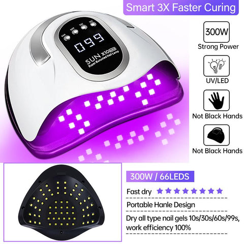 Professional Nail Dryer Lamp For Manicure Powerful LEDs  -BH01082-Veeddydropshipping
