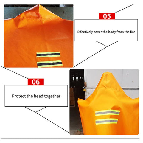 Flame Retardant Cloak   Fire Blanket-CO00619-Veeddydropshipping