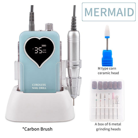 Rechargeable Desktop Base Manicure Electric Machine Nail File -BH01020-Veeddydropshipping