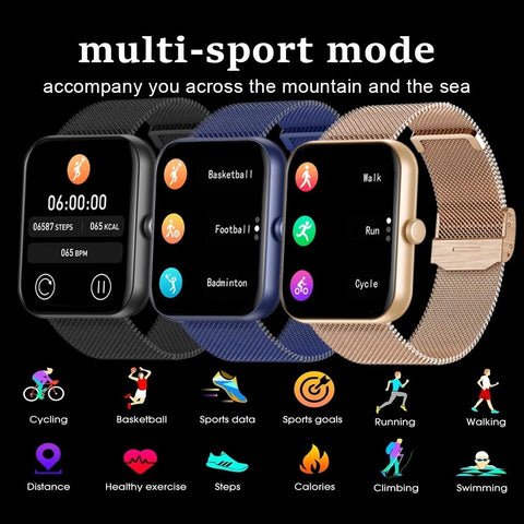Smartwatch Waterproof Sport Watch Custom Dials  Men -JW00841-Veeddydropshipping