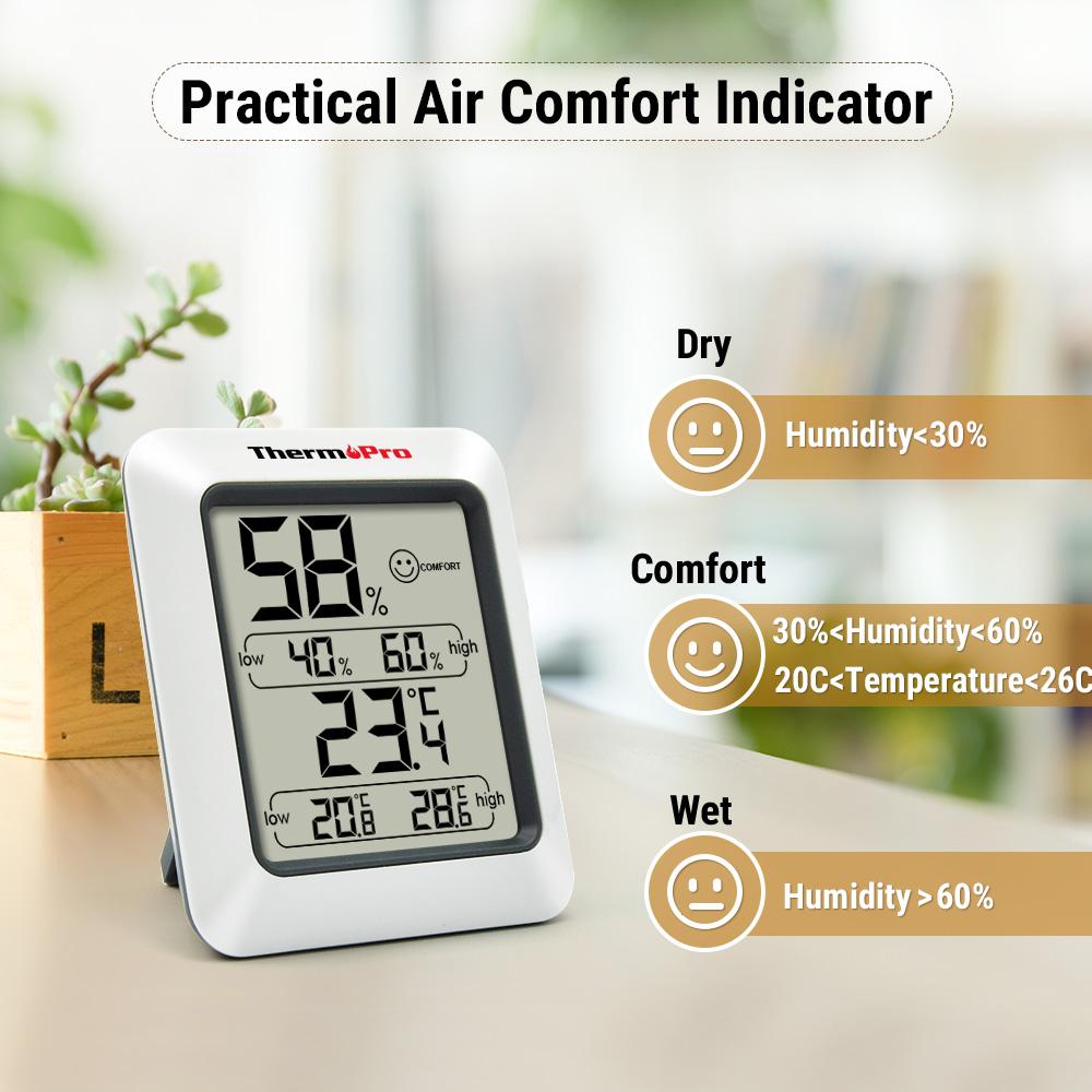 Digital Hygrometer Room Thermometer Indoor Electronic-HA00985-Veeddydropshipping