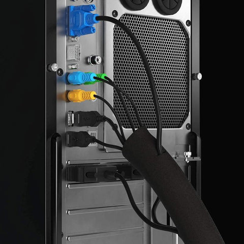 Cable Management Sleeve Cable Wrapper Storage Strip Zipper Network Cable Data -CE00164-Veeddydropshipping