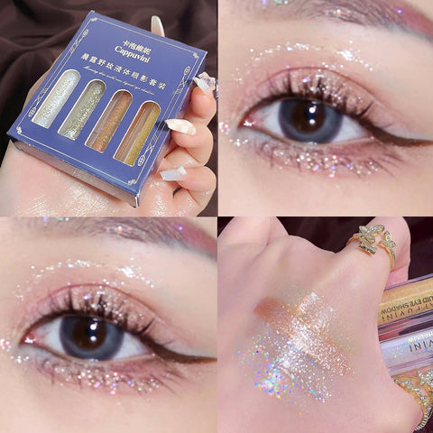 Shiny Eyeshadow Glitter Liquid Eyeliner Makeup-BH00626-Veeddydropshipping