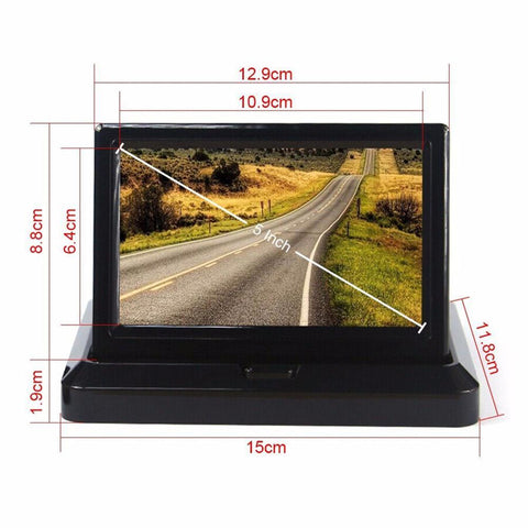 5 Inch Tft Lcd Hd Monitor Display Two-Way Av Input Reversing-AM00675-Veeddydropshipping