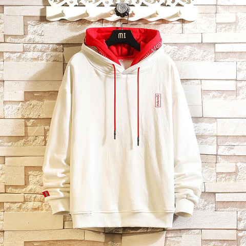 Fashion Punk Hoodies Sweatshirt Black White Casua Hip Hop-TB01359-Veeddydropshipping