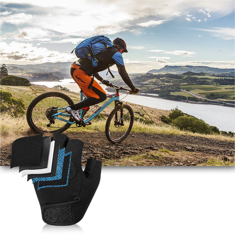 Cycling Gloves Mountain Bike Gloves Half Finger Road Racing Bicycle Glove -OS01085-Veeddydropshipping