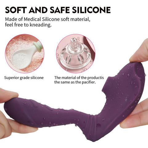 Vagina Sucking Vibrator Vibrating Sucker Oral Sex Suction Clitoris Stimulator -BH01224-Veeddydropshipping