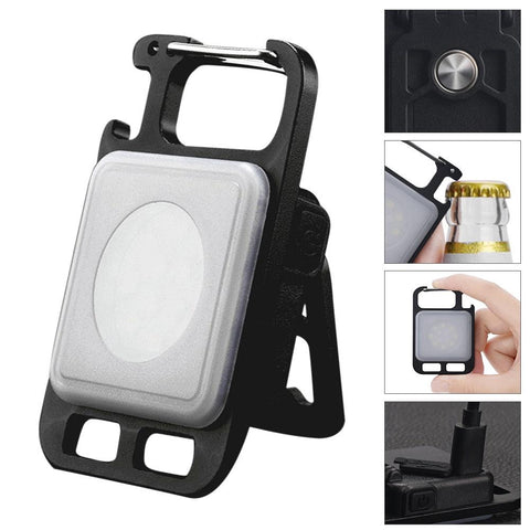 Multifunctional Mini USB Pocket Flashlight Rechargeable Flashlight COB-TI00756-Veeddydropshipping
