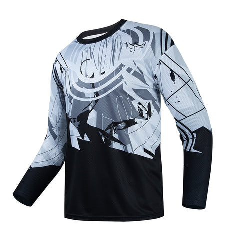 2022 Long Sleeve Cycling Jersey Men Downhill T-shirt Motocross Shirt Outdoor Bike-OS01124-Veeddydropshipping