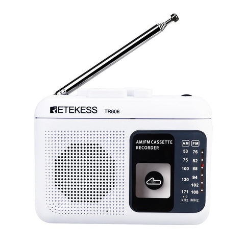 Cassette Playback Radio FM/AM Portable Radio Voice Recorder Support -CE01079-Veeddydropshipping