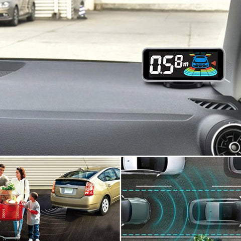 Multiple Radar Parking Sensor Kit Backlight Parktronic LED Display-AM00162-Veeddydropshipping
