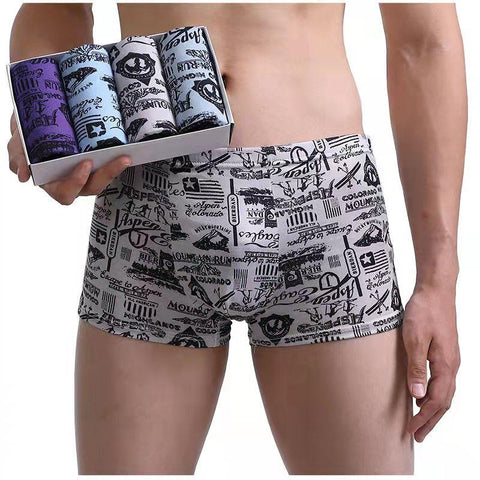 Male Underpants Man Pack Shorts Boxers Underwear Fashion Sexy Mens Boxer-MF01651-Veeddydropshipping