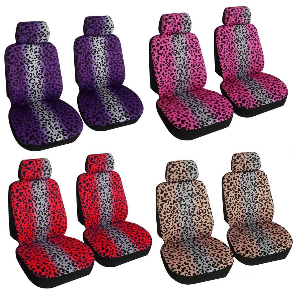 Protector Front seat Cushion Pad Mat leopard digital printing type for-AM01402-Veeddydropshipping