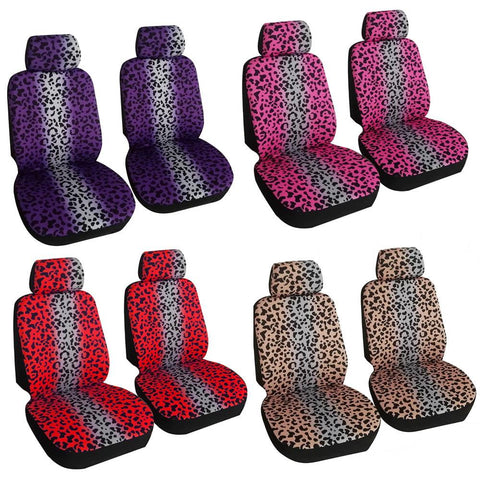 Protector Front seat Cushion Pad Mat leopard digital printing type for-AM01402-Veeddydropshipping
