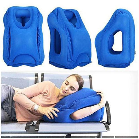 Air Cushion Travel Pillow Headrest Chin-HA00389-Veeddydropshipping
