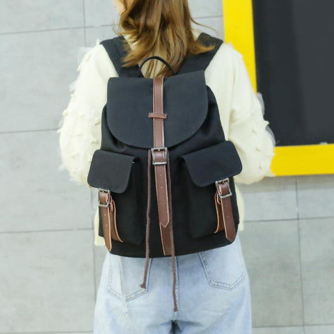 canvas backpack fashion casual men&#39;s shoulder-BS00339-Veeddydropshipping