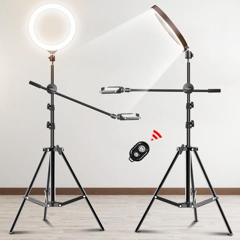 26CM Selfie LED Ring Light With Adjustable Desk Phone Shooting Bracket Stand Photography-PA00810-Veeddydropshipping
